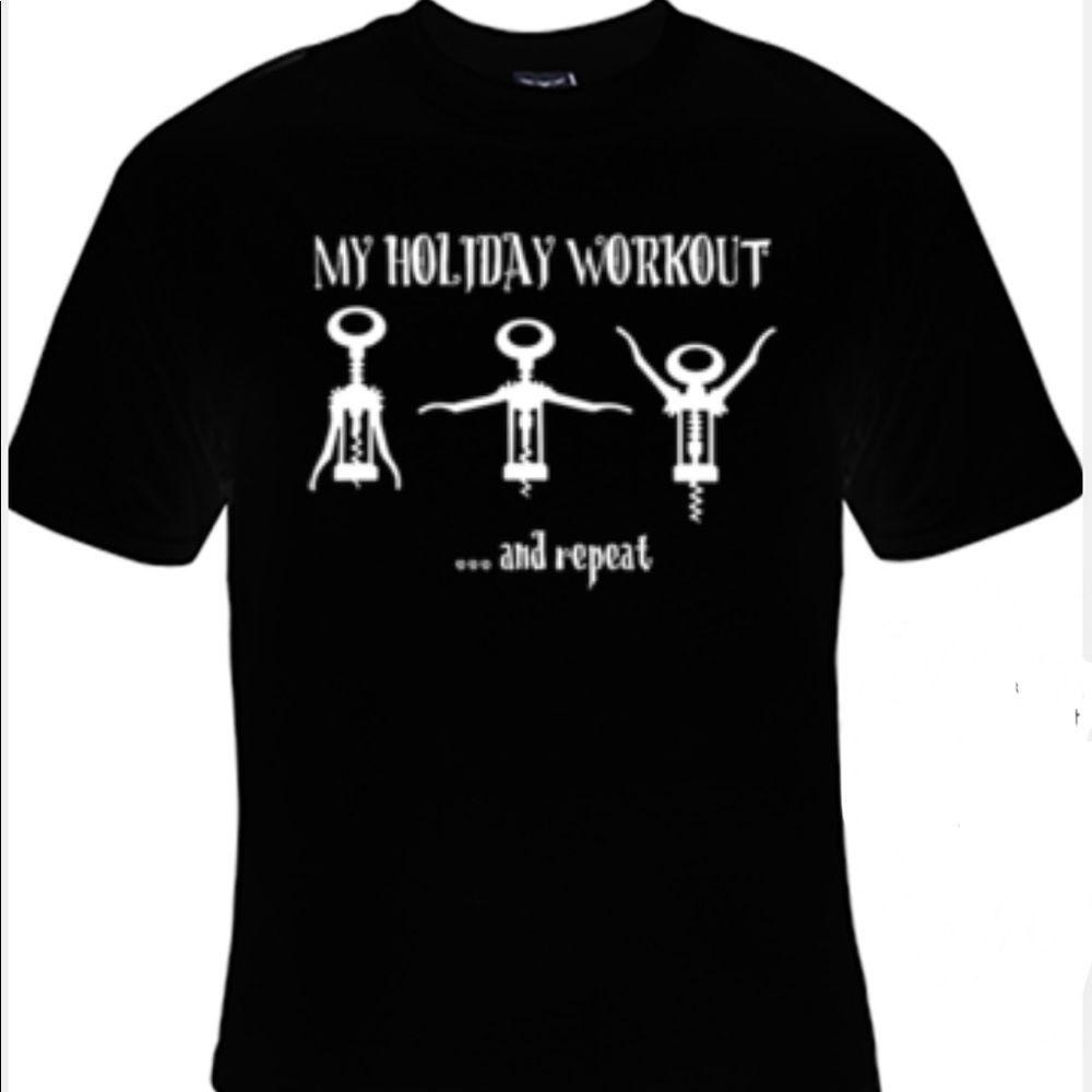 Holiday workout shirt